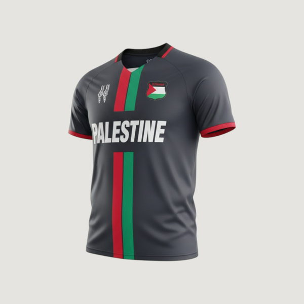 FC Palestine – Maillot Édition Spéciale 2023-2024 – Noir, Rouge, Vert, Blanc