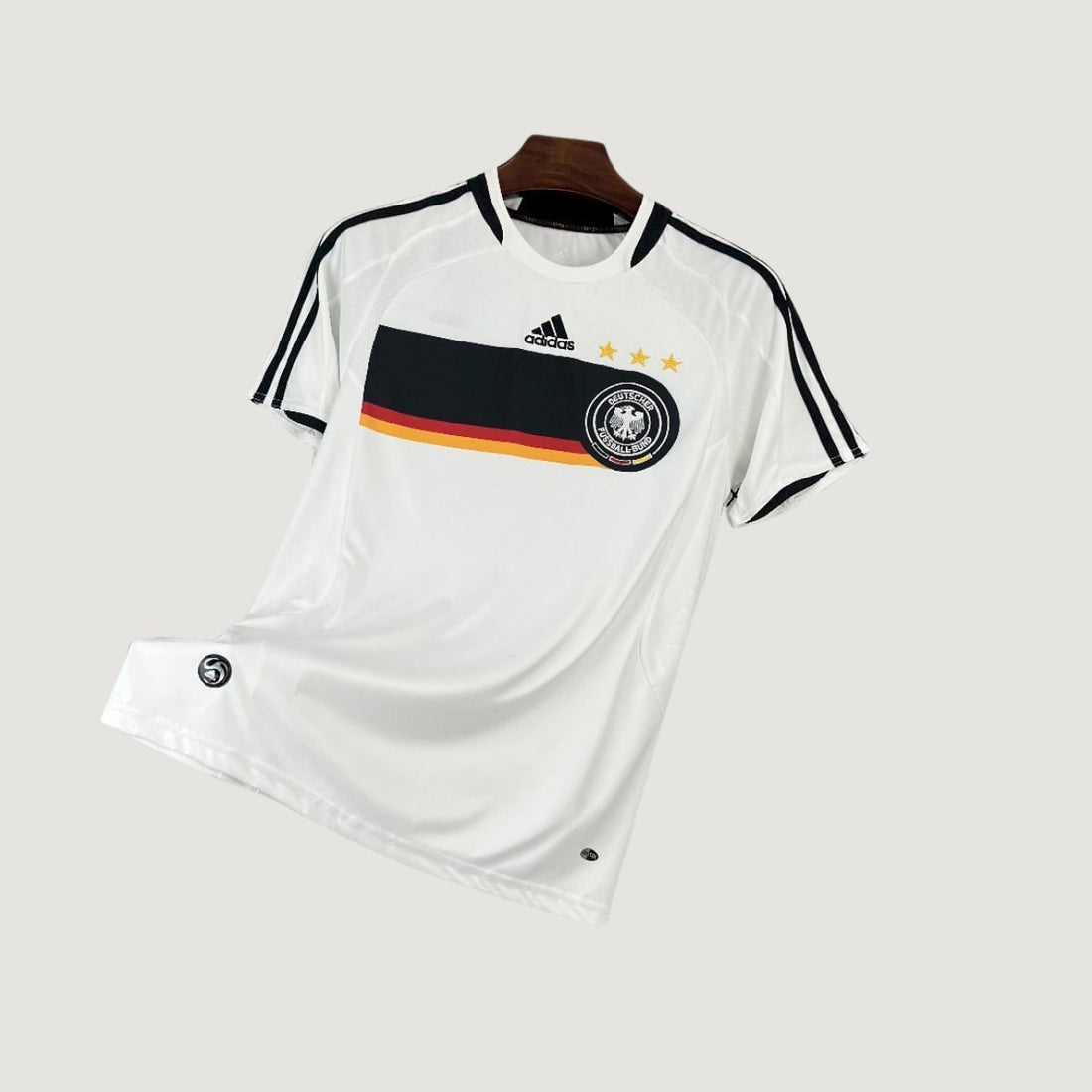 Allemagne – Maillot Domicile Retro 2008 – Blanc, Noir