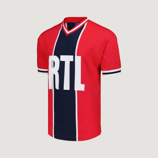 Paris Saint-Germain – Maillot Héritage Extérieur Héritage 1975 – Rouge, Bleu