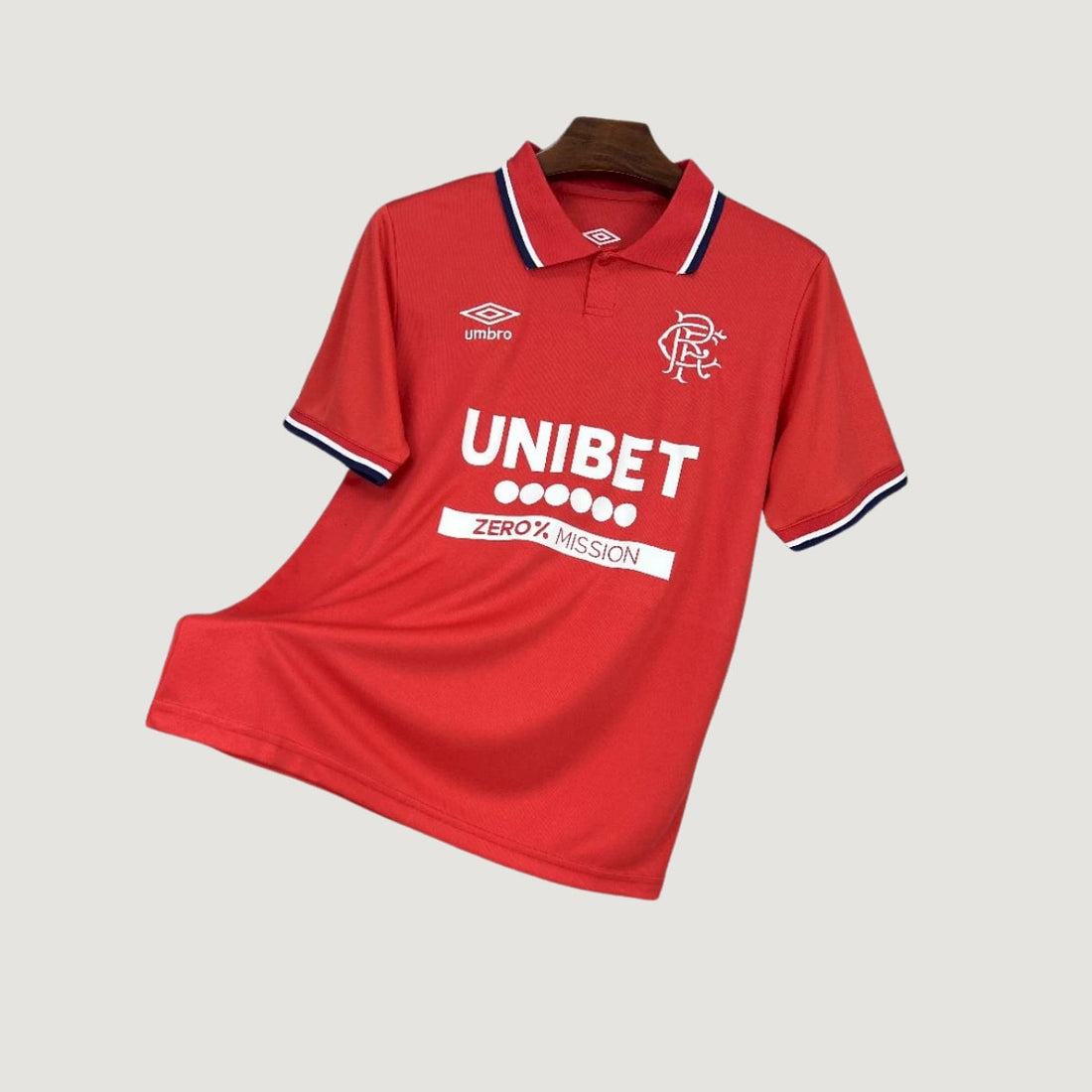 Rangers – Maillot Third 2025/26 – Rouge, Blanc