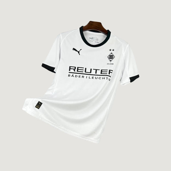 Borussia Mönchengladbach – Maillot Domicile 2025/26 – Blanc, Noir