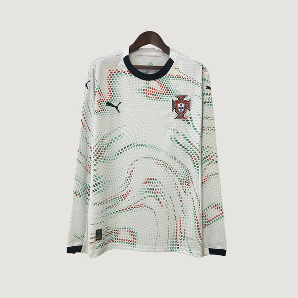 Portugal – Maillot Extérieur Manches Longues 2025/26 – Blanc