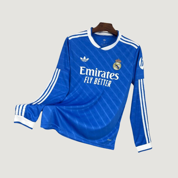 Real Madrid – Maillot Third 2025/2026 Manches Longues – Bleu
