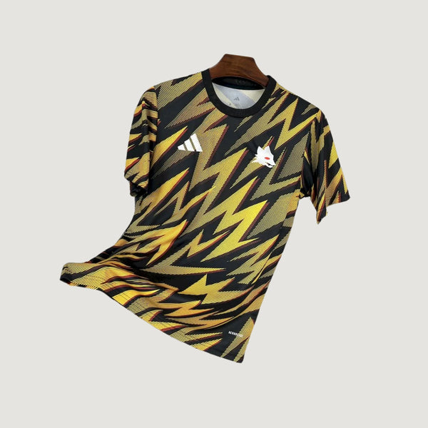 AS Roma – Maillot Entraînement 2025/26 – Noir & Jaune