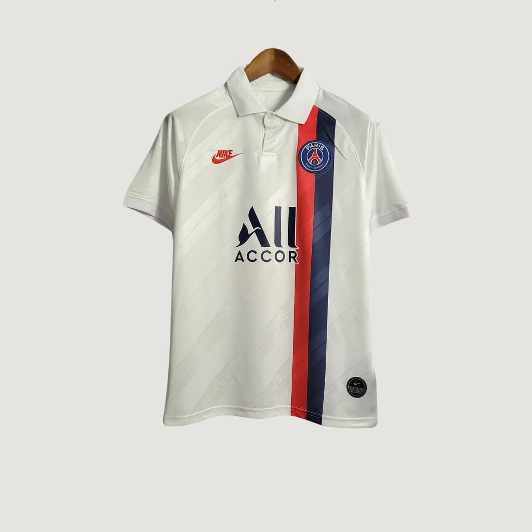 Paris Saint-Germain - Maillot Rétro 19/20 - Blanc