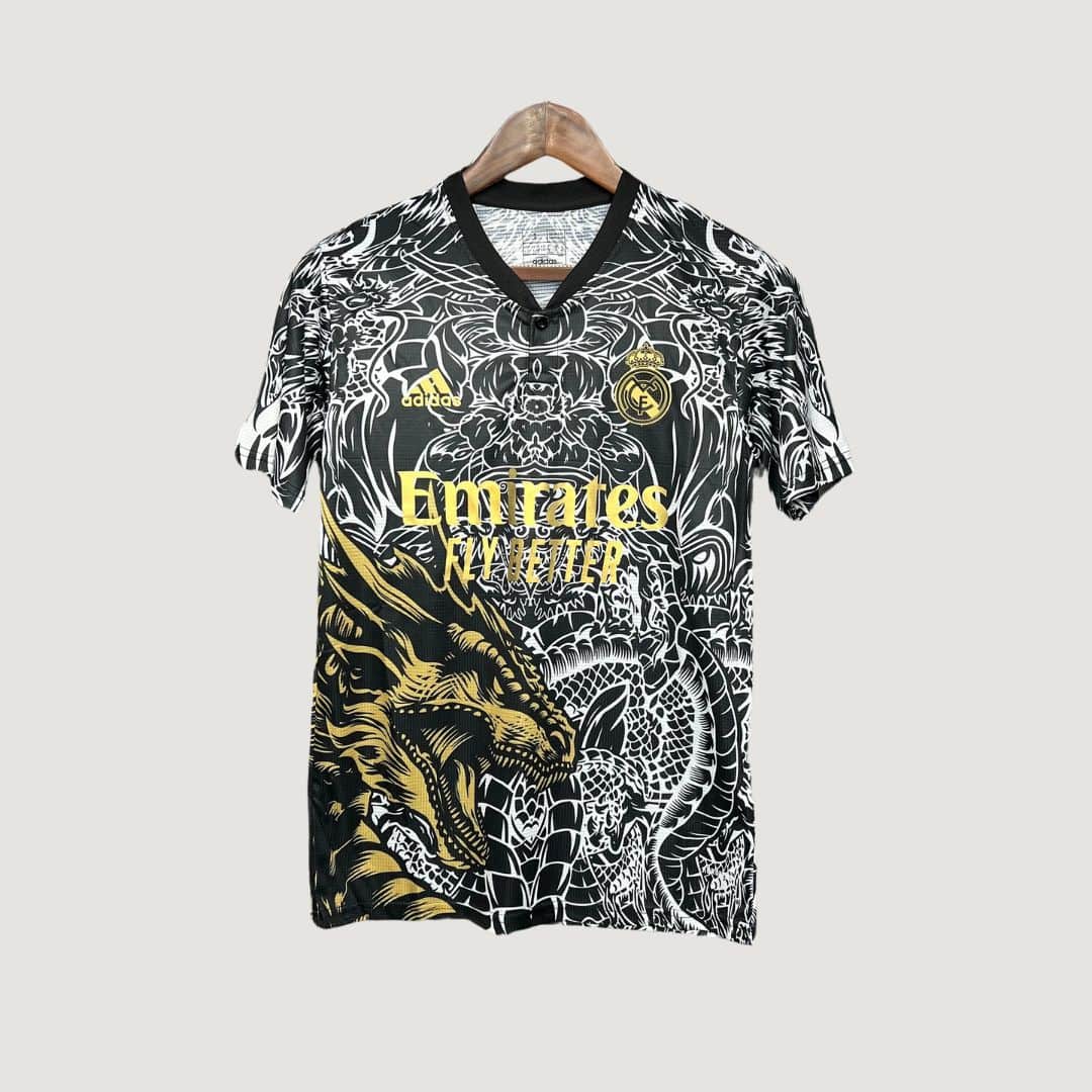 Real Madrid – Maillot Concept – Noir, Blanc, Jaune
