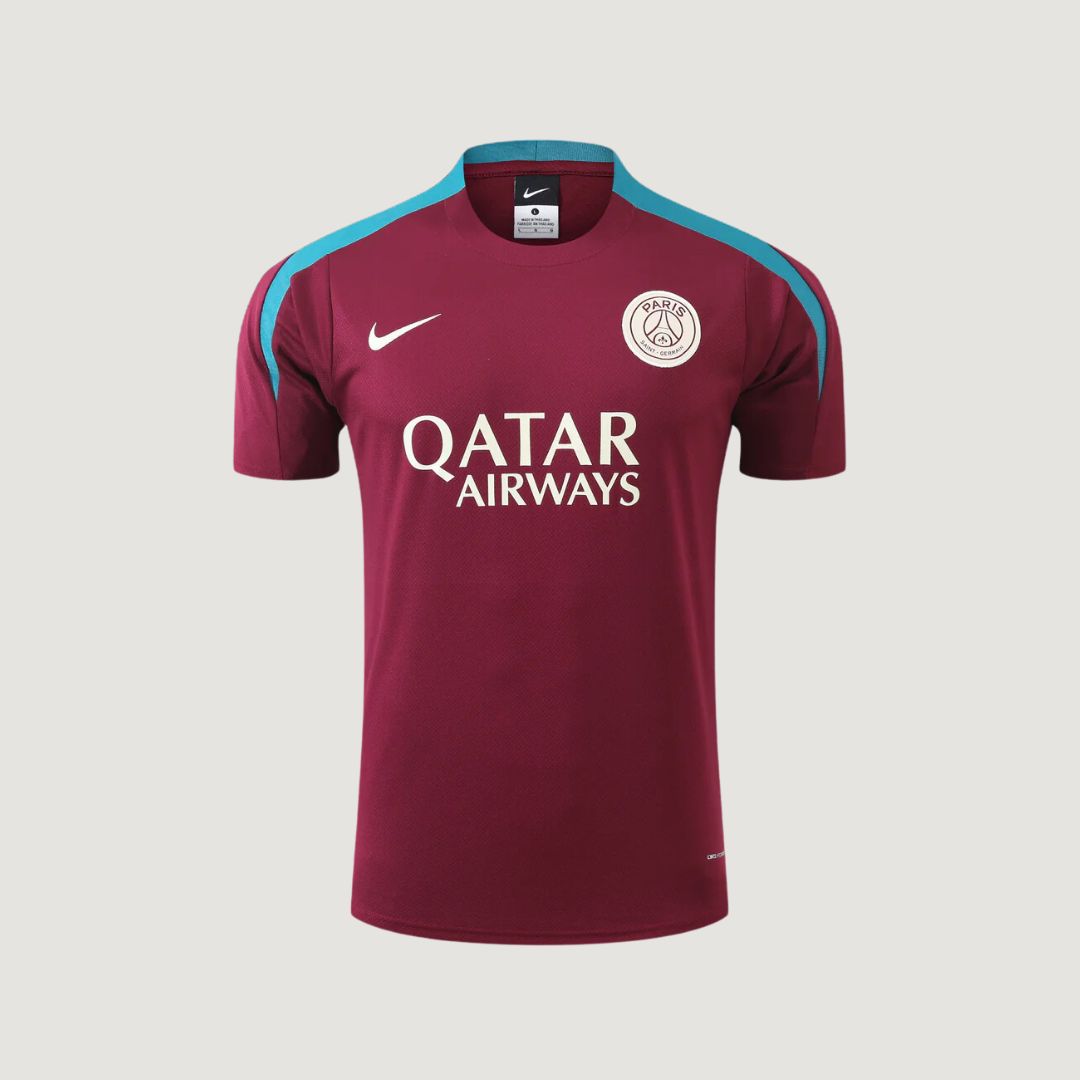 Paris Saint-Germain – Maillot d’Entraînement 24/25 – Bordeaux, Turquoise