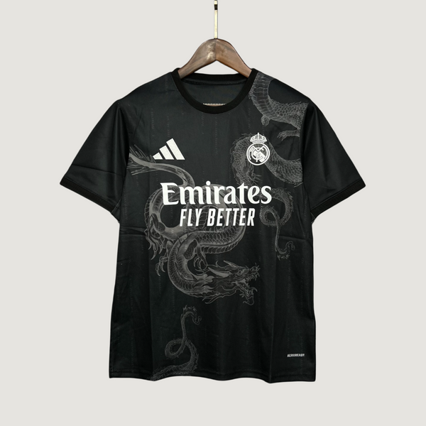 Real Madrid – Maillot Concept – Noir, Blanc (Dragon)