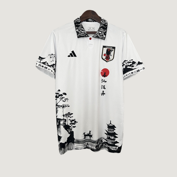 Japon – Maillot Concept – Blanc, Noir, Rouge (Paysage)