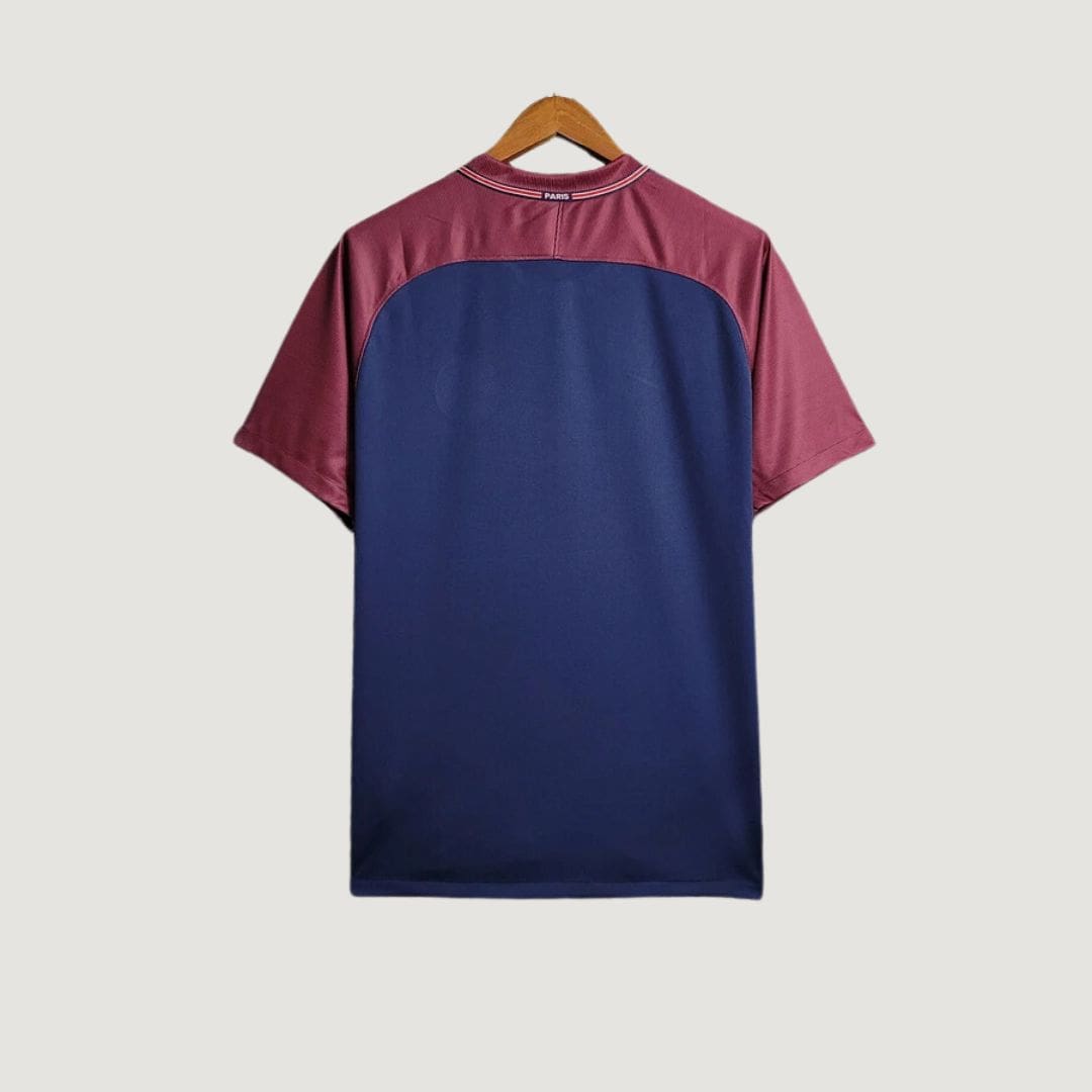 Paris Saint-Germain - Maillot Rétro 17/18 - Bleu