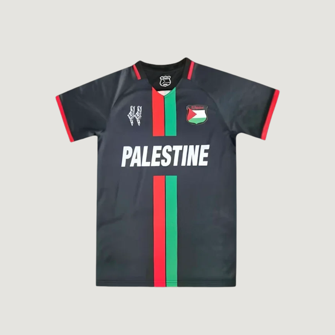 FC Palestine – Maillot Édition Spéciale 2023-2024 – Noir, Rouge, Vert, Blanc