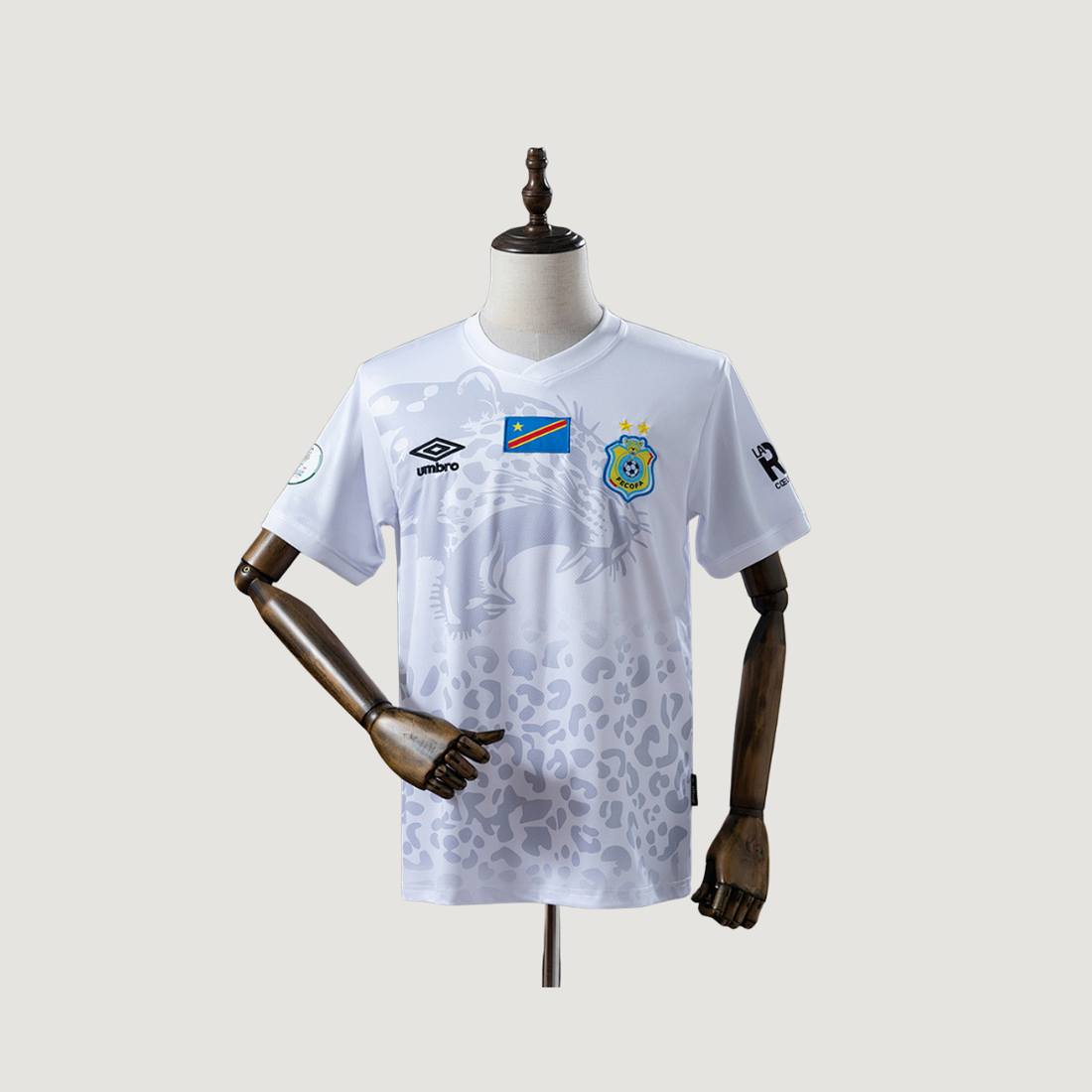 Congo – Maillot Concept 2026 – Blanc, Gris