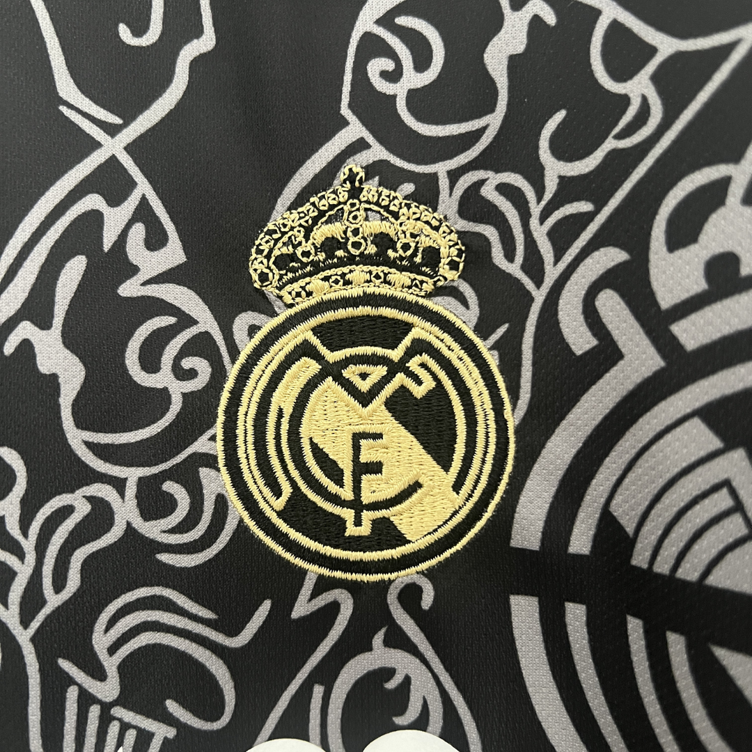 Real Madrid – Maillot Concept – Noir, Blanc (Arabesques)