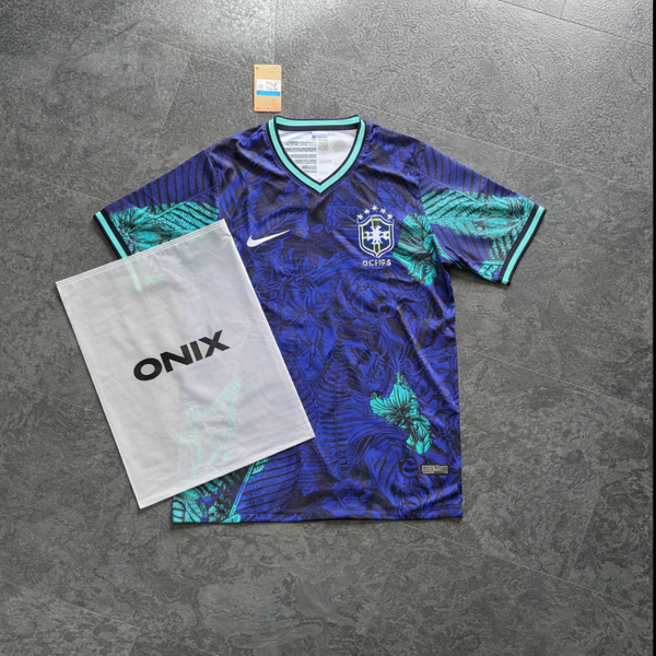 Brésil – Maillot Concept 2026 – Bleu, Tropicale