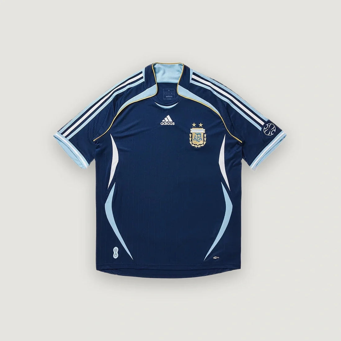 Argentine – Maillot Rétro Extérieur 2006 – Marine, Bleu ciel