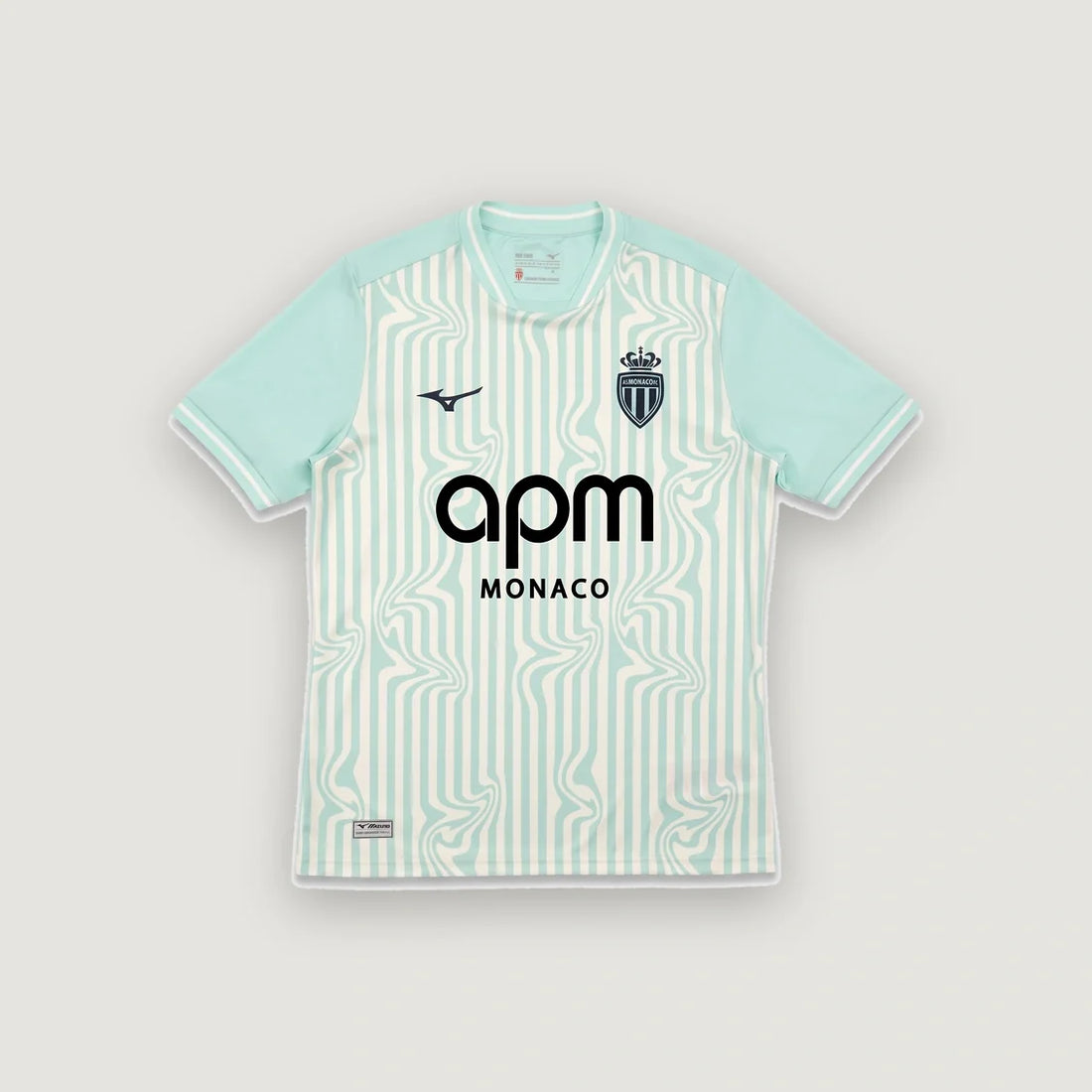 AS Monaco – Maillot Third 2026/27 – Vert d'eau, Crème