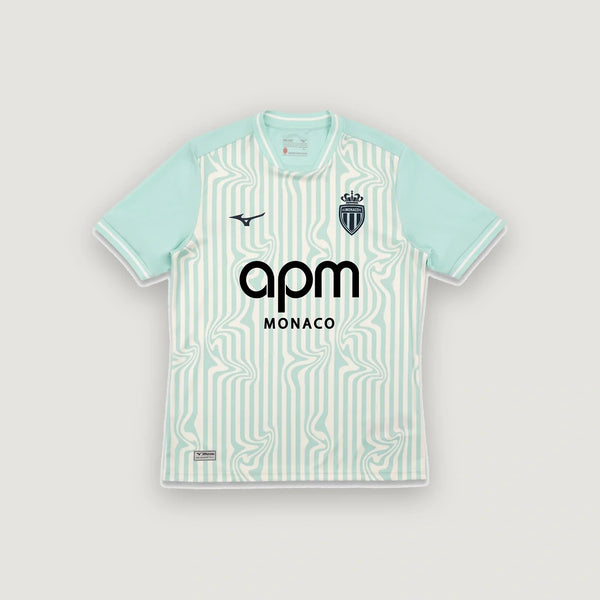 AS Monaco – Maillot Third 2026/27 – Vert d'eau, Crème