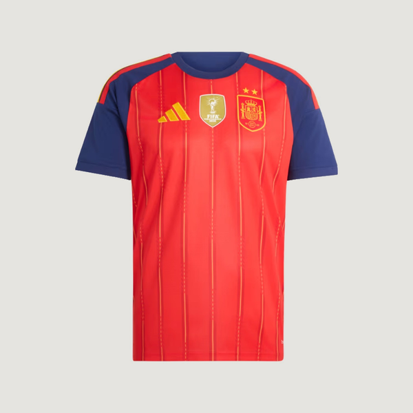 Espagne – Maillot Domicile Coupe du Monde 2026 – Rouge, Bleu, Jaune