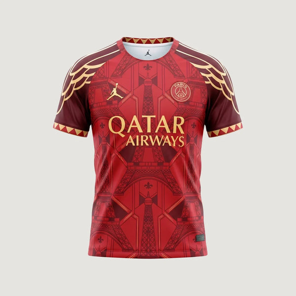 Paris Saint-Germain – Maillot Concept 2026/27 – Rouge, Bordeaux, Or