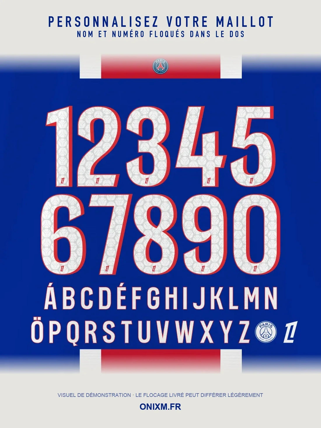 Paris Saint-Germain – Maillot Domicile 2 Étoiles 2026/27 – Bleu, Rouge, Blanc