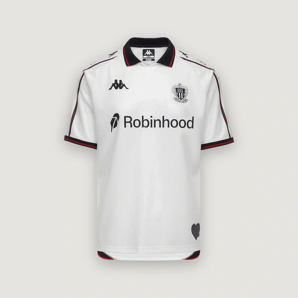 OGC Nice – Maillot Extérieur 2026/27 – Blanc, Noir