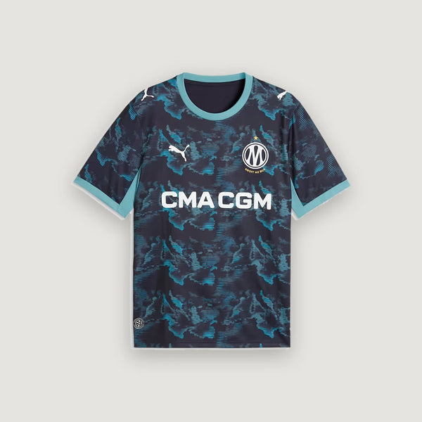 Olympique de Marseille – Maillot Extérieur 2026/27 – Marine, Bleu ciel