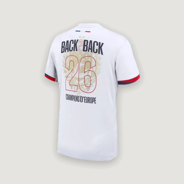 Paris Saint-Germain - 2 Étoiles Back To Back Extérieur LDC - 25/26 - Blanc