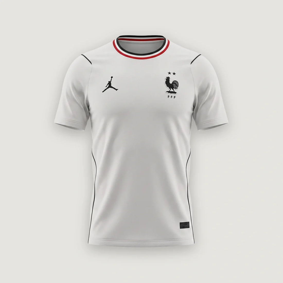 France – Maillot Édition Spéciale 2026/27 – Blanc, Noir & Rouge