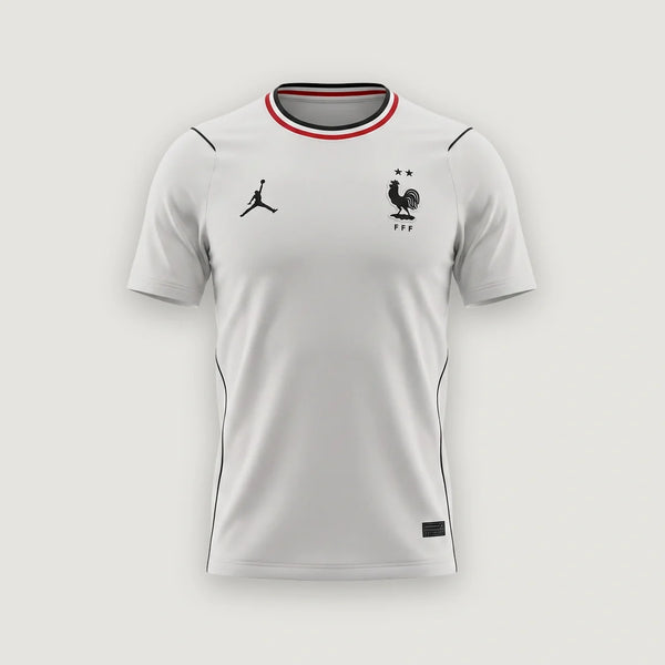 France – Maillot Édition Spéciale 2026/27 – Blanc, Noir & Rouge