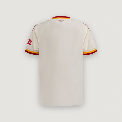 AS Roma – Maillot Extérieur 2026/27 – Crème, Rouge