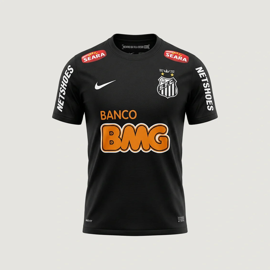 Santos – Maillot Extérieur 2012 – Noir
