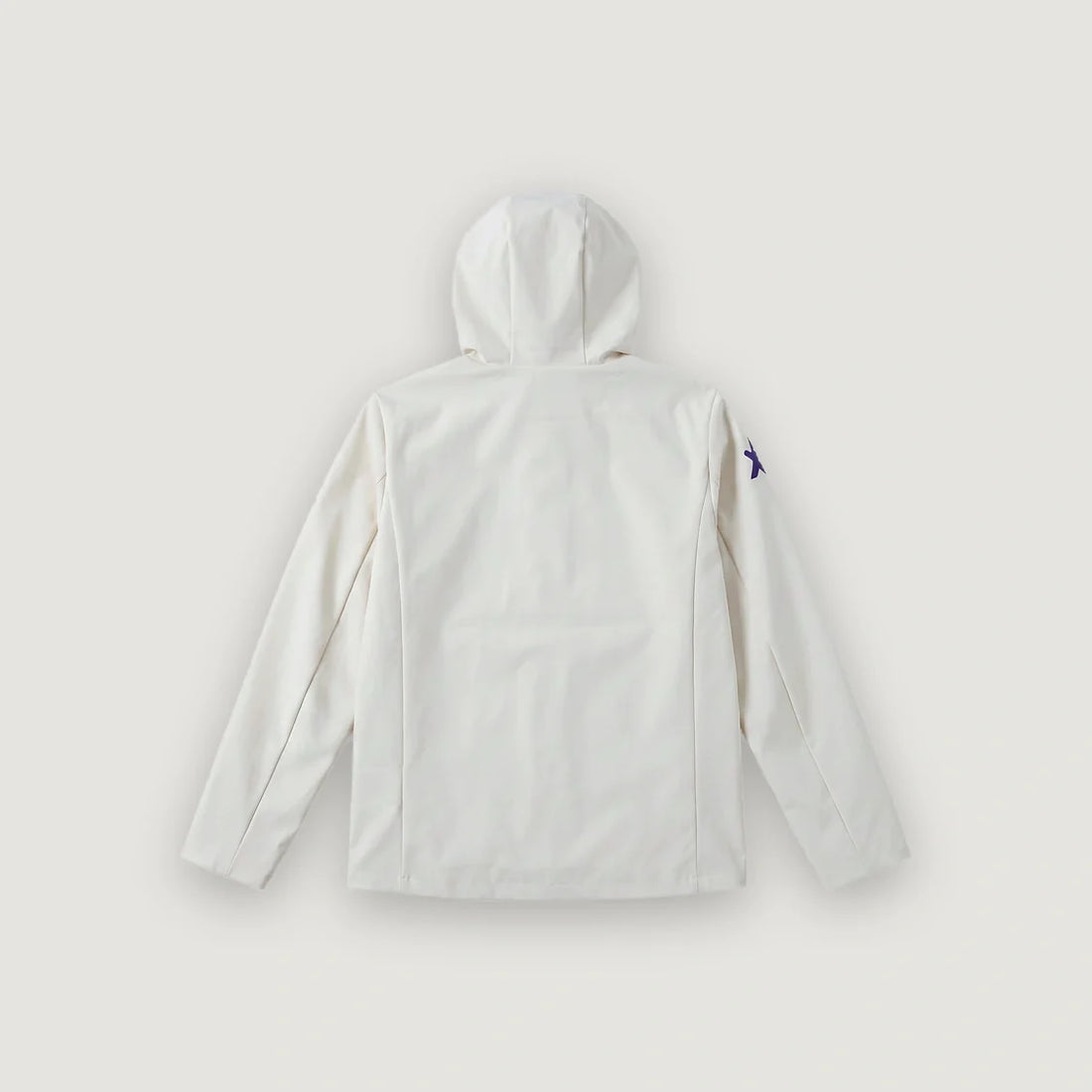 Brésil – Veste Coupe-Vent à Capuche – Blanc Cassé